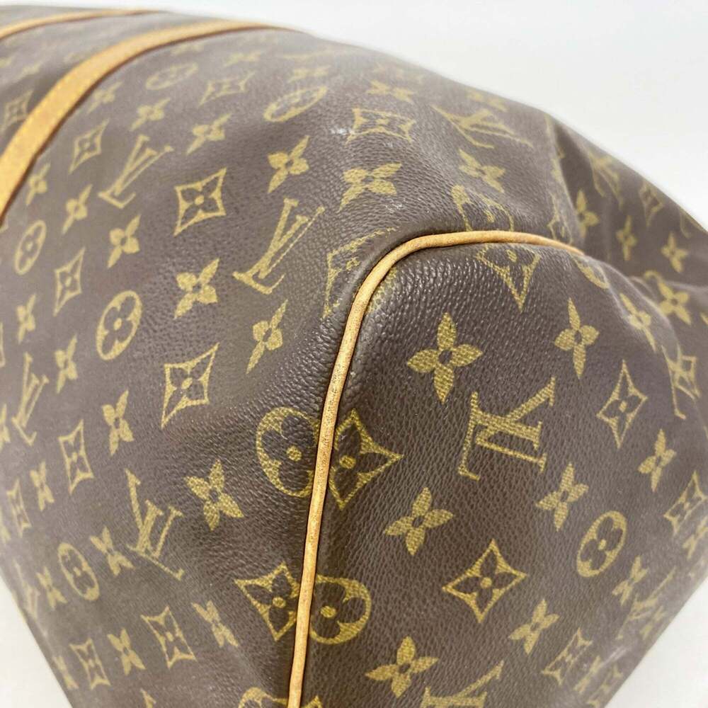 LOUIS VUITTON Brown Monogram Keepall 55 Boston Bag - Picture 6 of 13